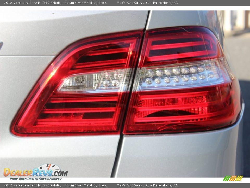 2012 Mercedes-Benz ML 350 4Matic Iridium Silver Metallic / Black Photo #26