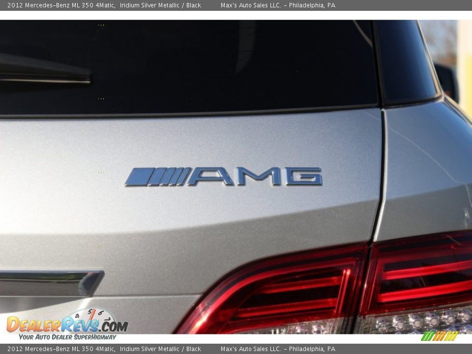 2012 Mercedes-Benz ML 350 4Matic Iridium Silver Metallic / Black Photo #27