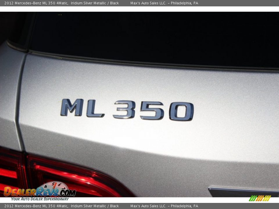 2012 Mercedes-Benz ML 350 4Matic Iridium Silver Metallic / Black Photo #28