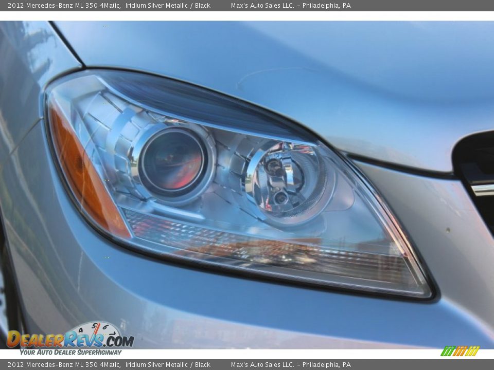 2012 Mercedes-Benz ML 350 4Matic Iridium Silver Metallic / Black Photo #29