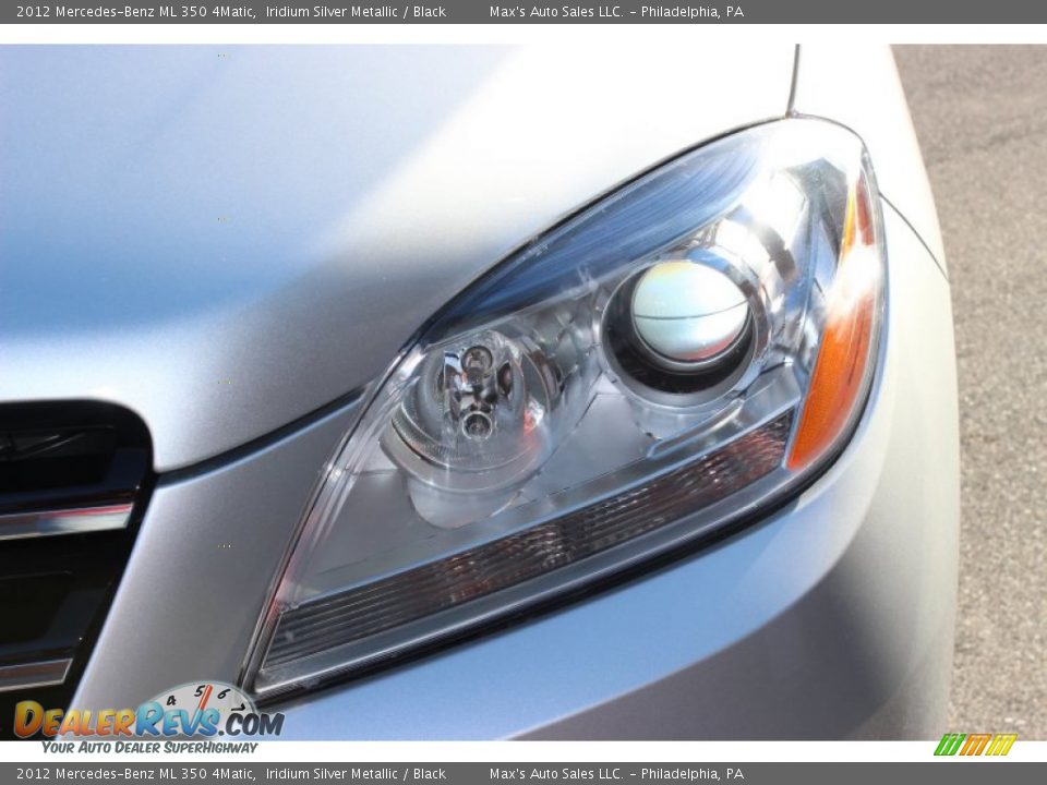 2012 Mercedes-Benz ML 350 4Matic Iridium Silver Metallic / Black Photo #30