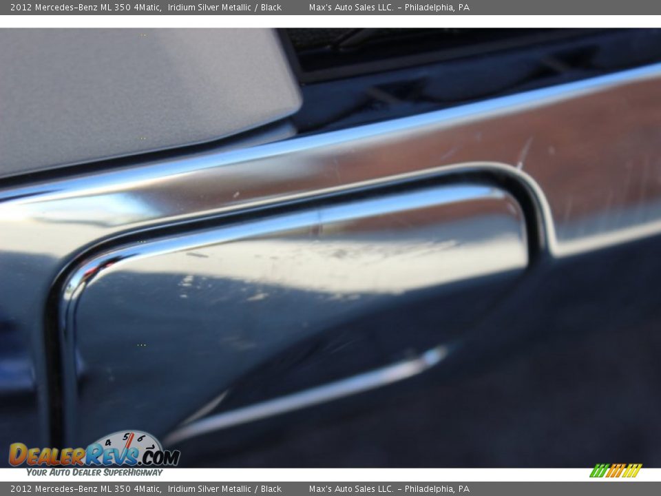 2012 Mercedes-Benz ML 350 4Matic Iridium Silver Metallic / Black Photo #34