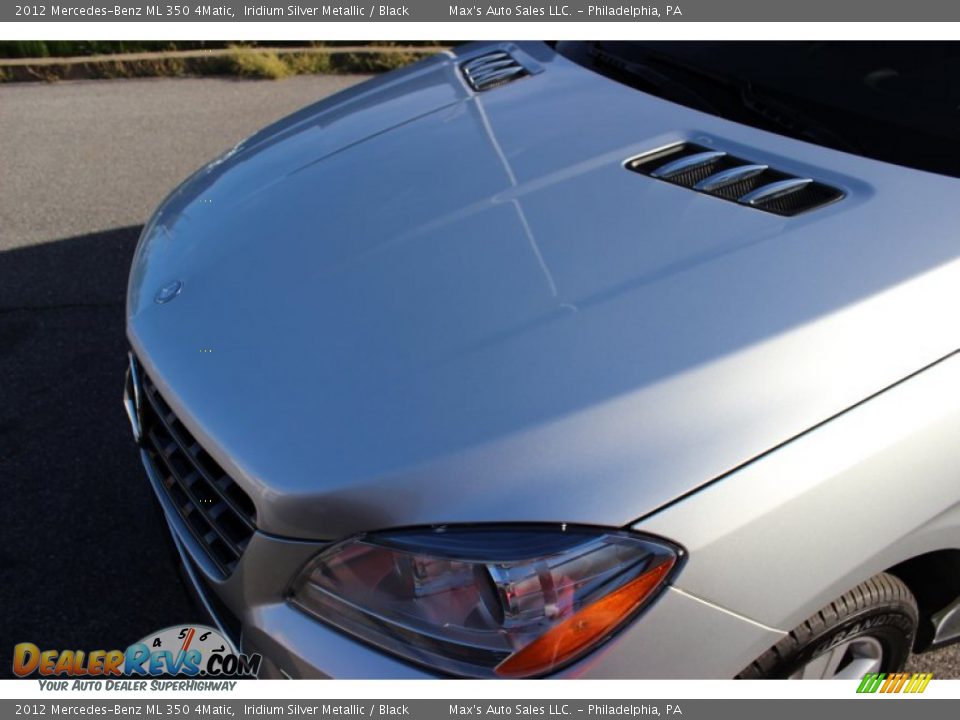2012 Mercedes-Benz ML 350 4Matic Iridium Silver Metallic / Black Photo #36