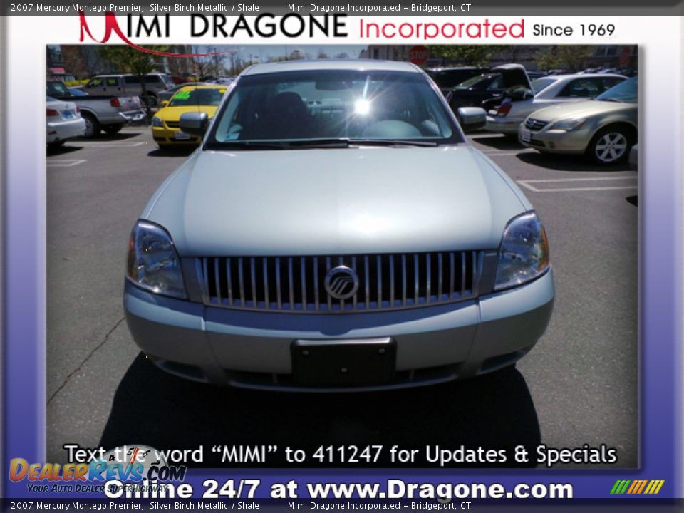 2007 Mercury Montego Premier Silver Birch Metallic / Shale Photo #2