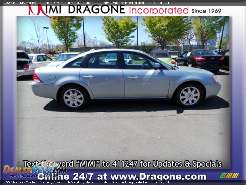 2007 Mercury Montego Premier Silver Birch Metallic / Shale Photo #4