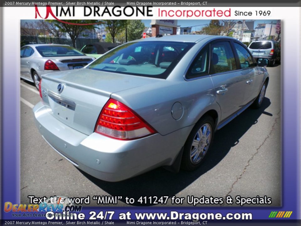 2007 Mercury Montego Premier Silver Birch Metallic / Shale Photo #5