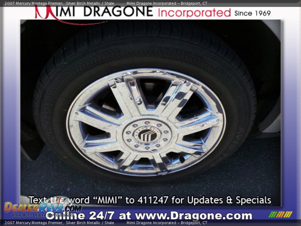 2007 Mercury Montego Premier Silver Birch Metallic / Shale Photo #7