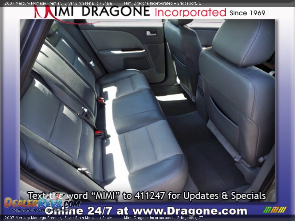 2007 Mercury Montego Premier Silver Birch Metallic / Shale Photo #8