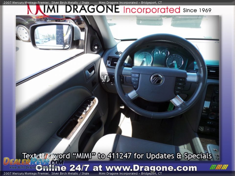 2007 Mercury Montego Premier Silver Birch Metallic / Shale Photo #12
