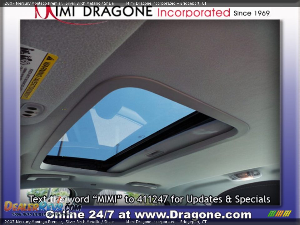 2007 Mercury Montego Premier Silver Birch Metallic / Shale Photo #15