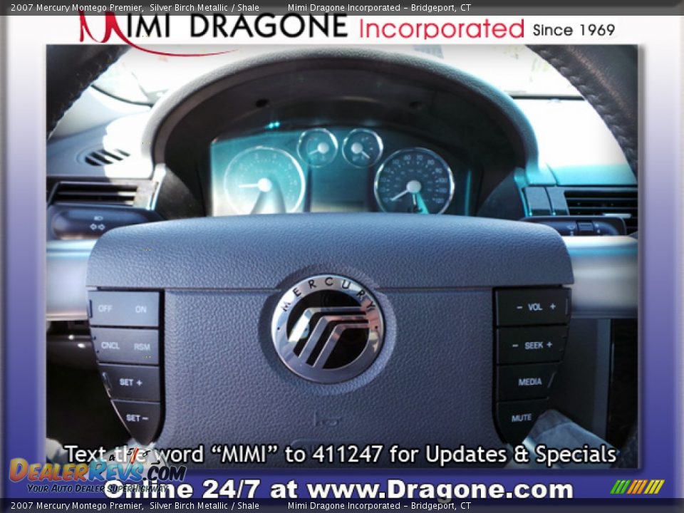 2007 Mercury Montego Premier Silver Birch Metallic / Shale Photo #17
