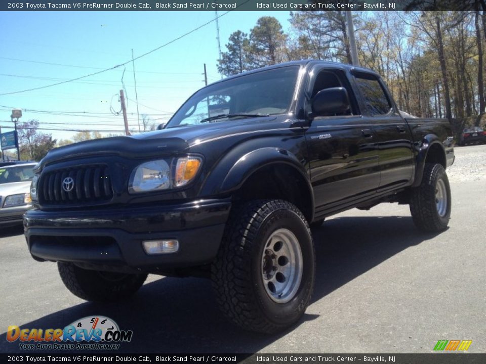2003 Toyota Tacoma V6 PreRunner Double Cab Black Sand Pearl / Charcoal Photo #1
