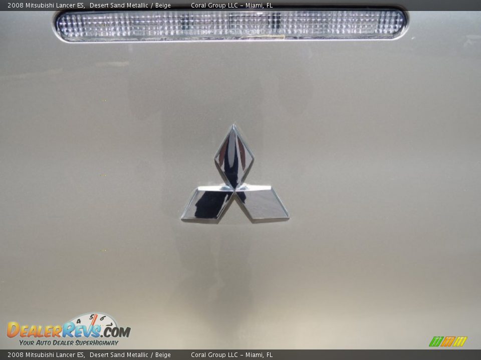2008 Mitsubishi Lancer ES Desert Sand Metallic / Beige Photo #9