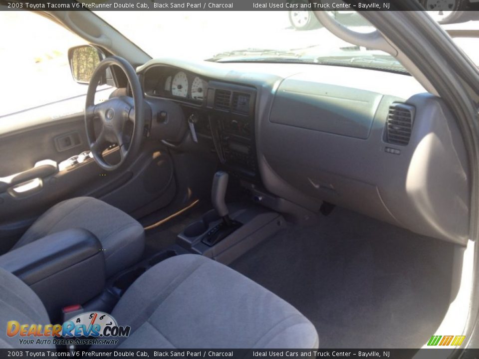 2003 Toyota Tacoma V6 PreRunner Double Cab Black Sand Pearl / Charcoal Photo #10