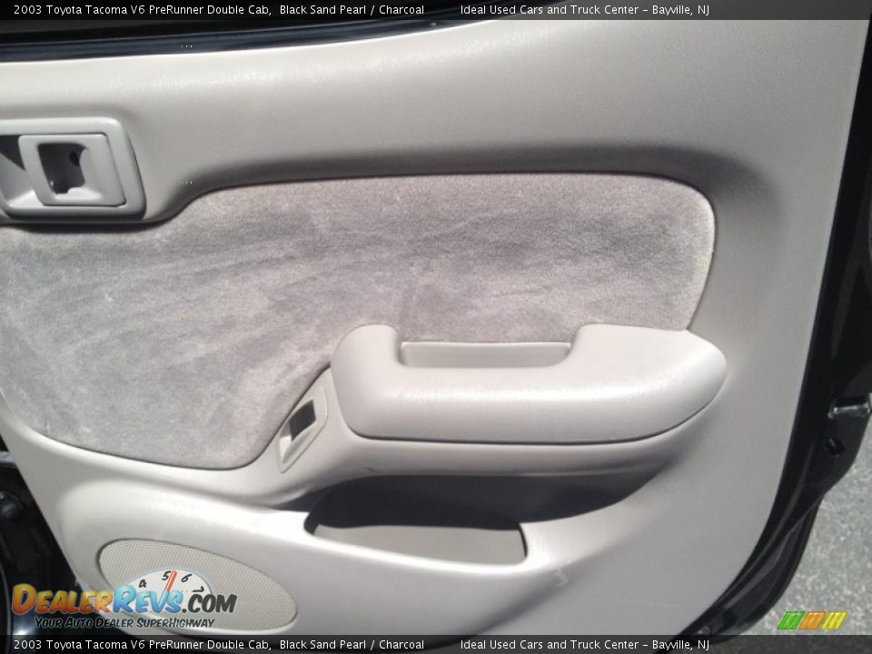 2003 Toyota Tacoma V6 PreRunner Double Cab Black Sand Pearl / Charcoal Photo #12