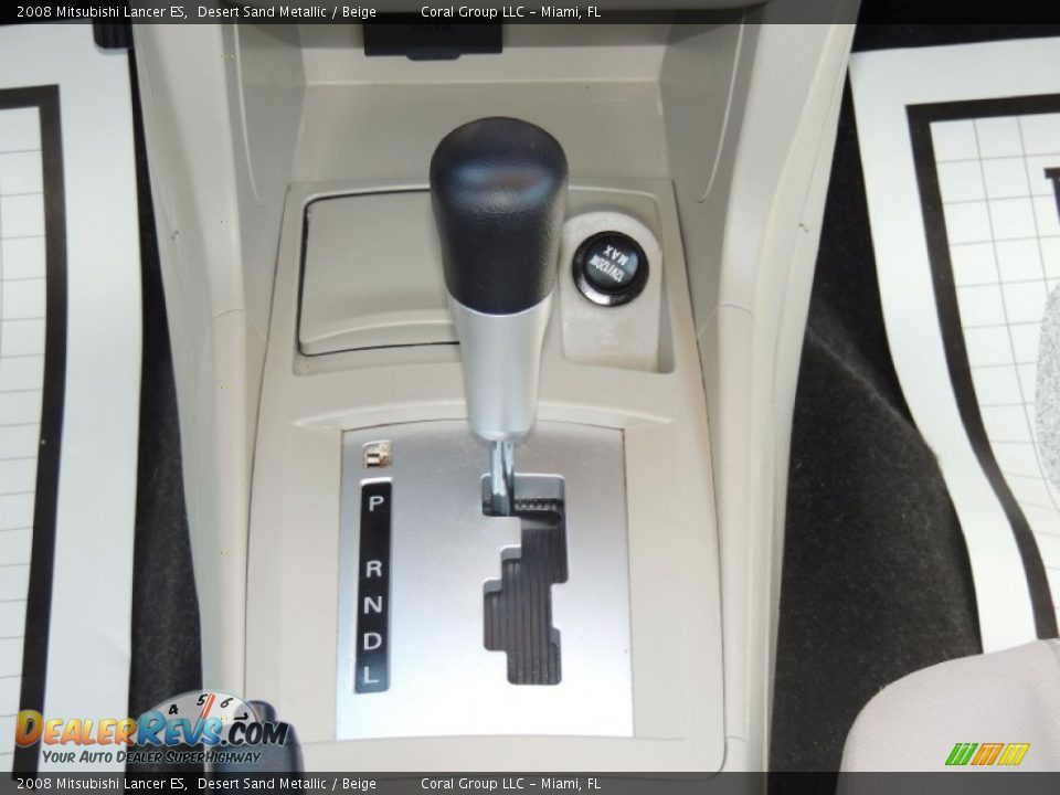2008 Mitsubishi Lancer ES Desert Sand Metallic / Beige Photo #18