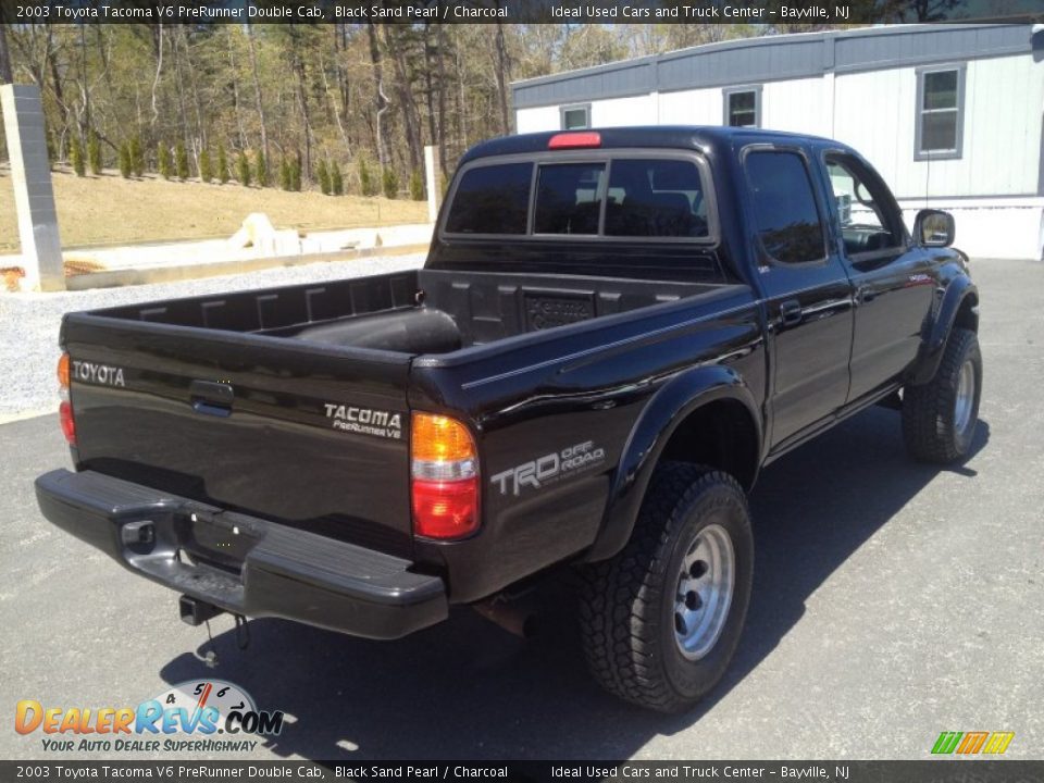 2003 Toyota Tacoma V6 PreRunner Double Cab Black Sand Pearl / Charcoal Photo #14