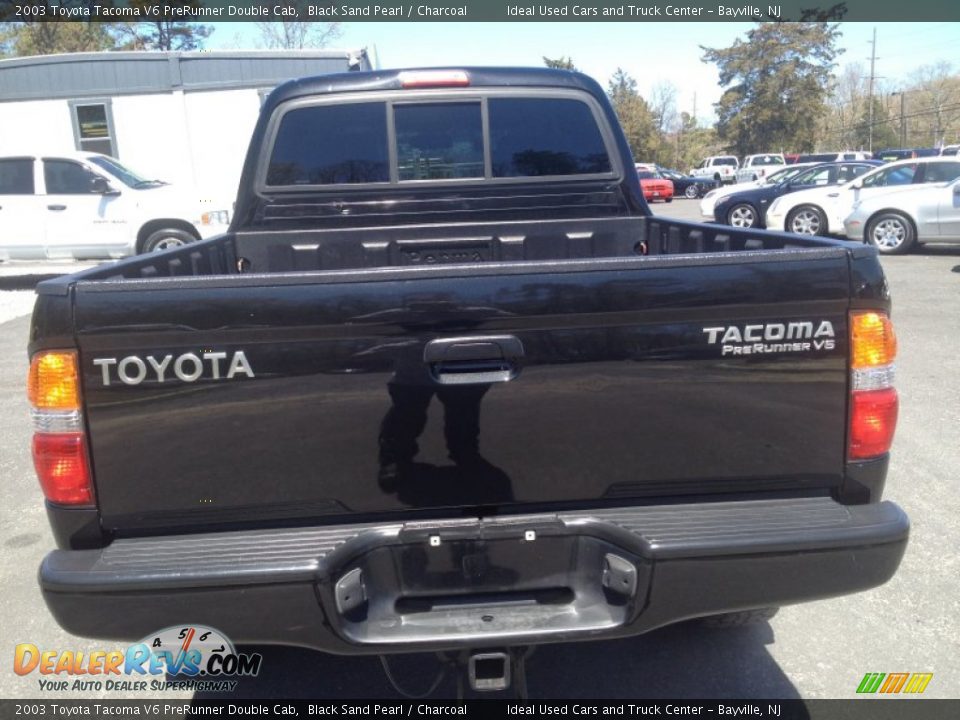 2003 Toyota Tacoma V6 PreRunner Double Cab Black Sand Pearl / Charcoal Photo #15