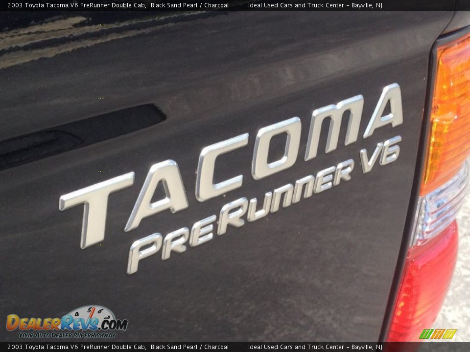2003 Toyota Tacoma V6 PreRunner Double Cab Black Sand Pearl / Charcoal Photo #17