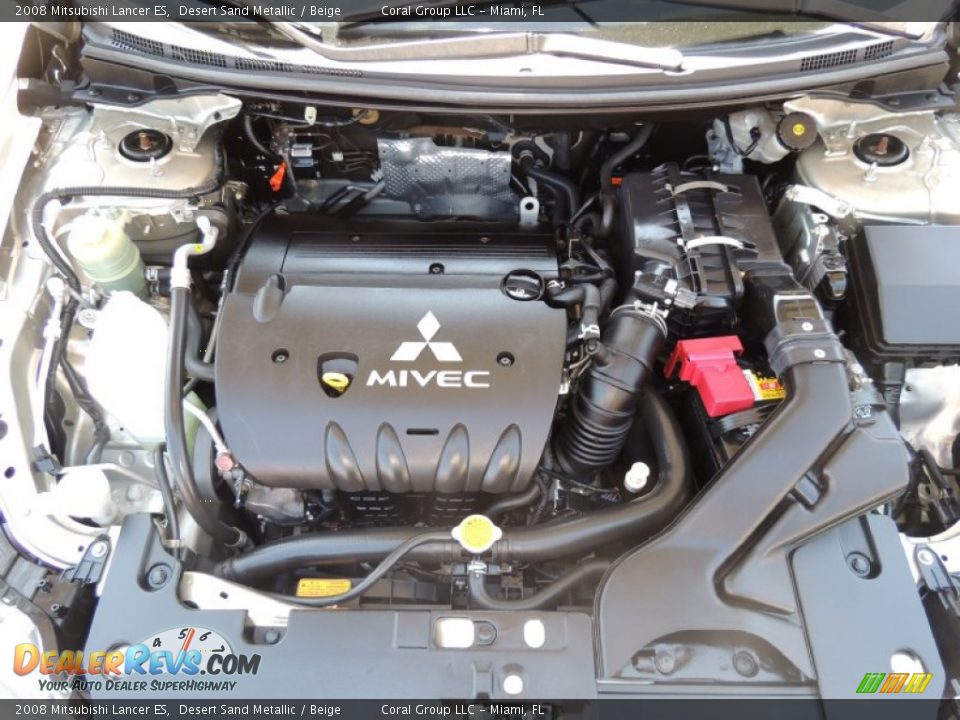 2008 Mitsubishi Lancer ES Desert Sand Metallic / Beige Photo #22