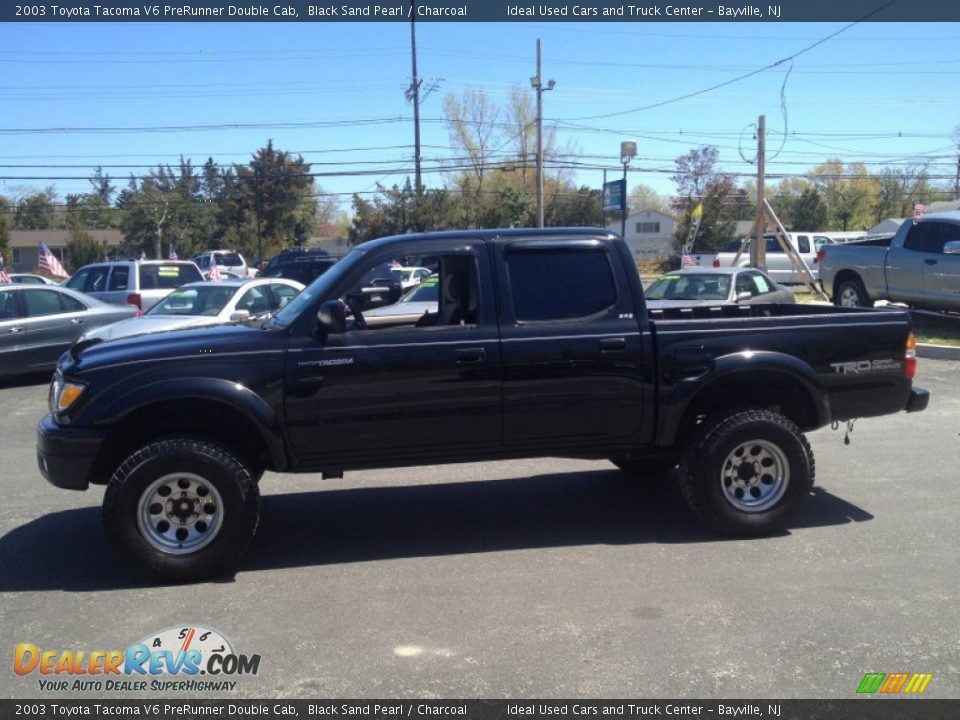 2003 Toyota Tacoma V6 PreRunner Double Cab Black Sand Pearl / Charcoal Photo #21