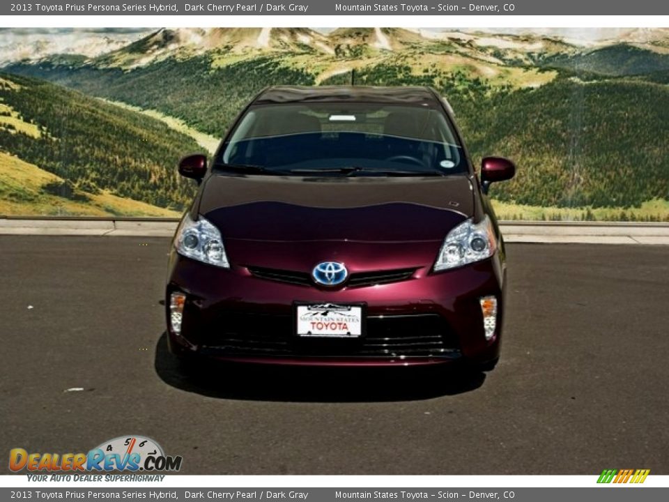 2013 Toyota Prius Persona Series Hybrid Dark Cherry Pearl / Dark Gray Photo #3