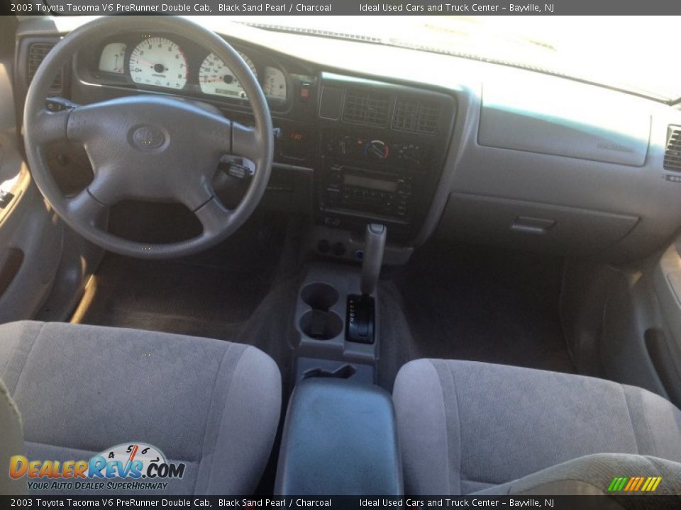 2003 Toyota Tacoma V6 PreRunner Double Cab Black Sand Pearl / Charcoal Photo #24