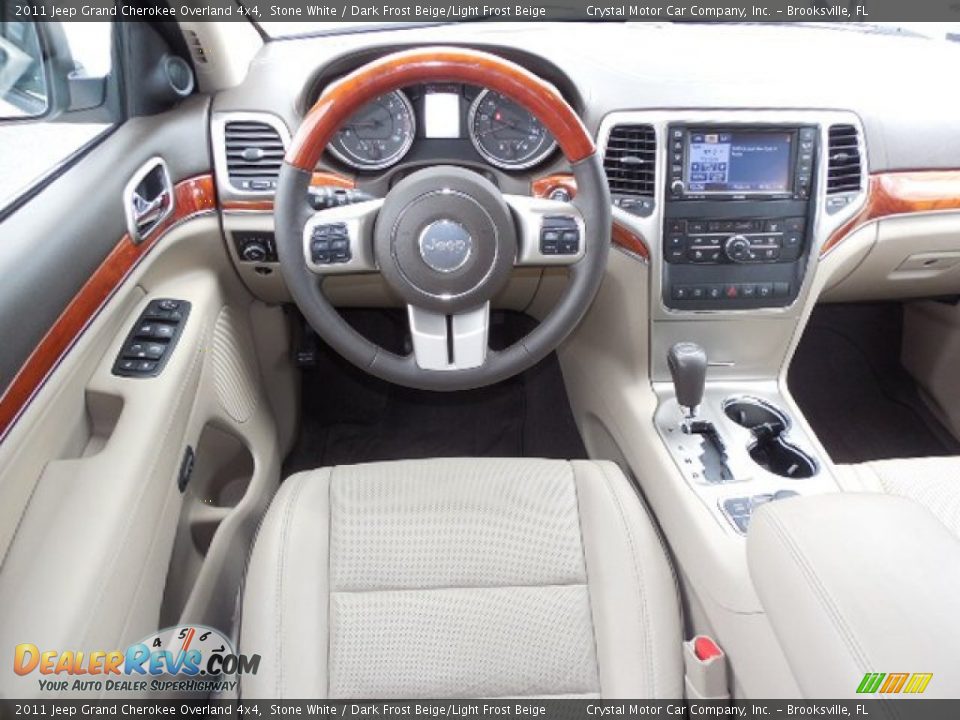 Dashboard of 2011 Jeep Grand Cherokee Overland 4x4 Photo #6