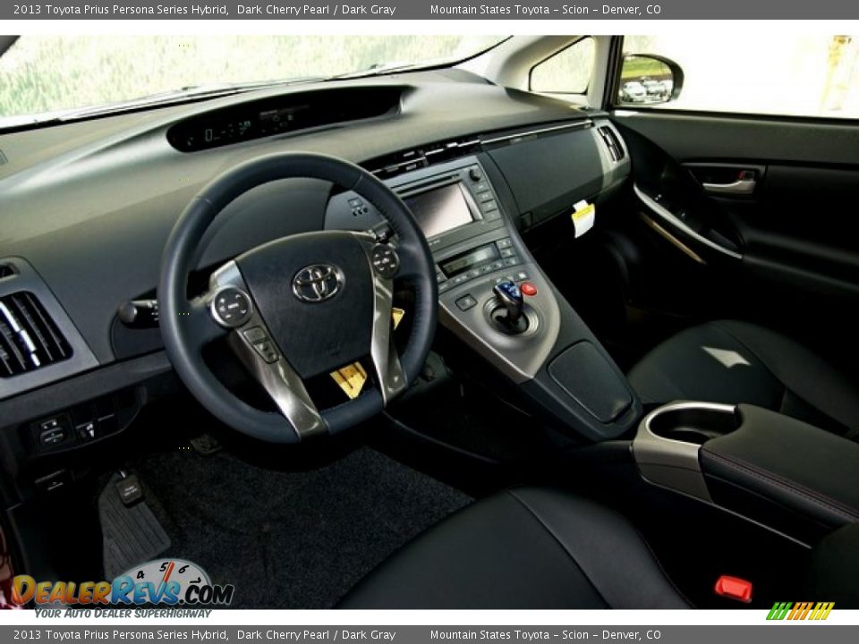 2013 Toyota Prius Persona Series Hybrid Dark Cherry Pearl / Dark Gray Photo #5