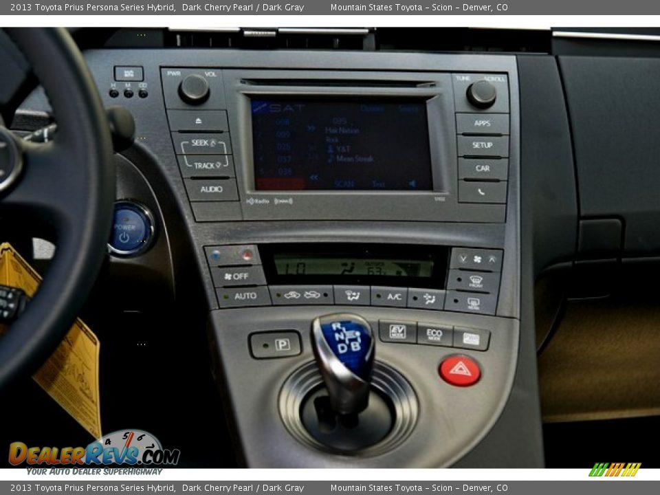 2013 Toyota Prius Persona Series Hybrid Dark Cherry Pearl / Dark Gray Photo #6