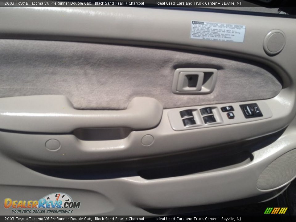 2003 Toyota Tacoma V6 PreRunner Double Cab Black Sand Pearl / Charcoal Photo #26