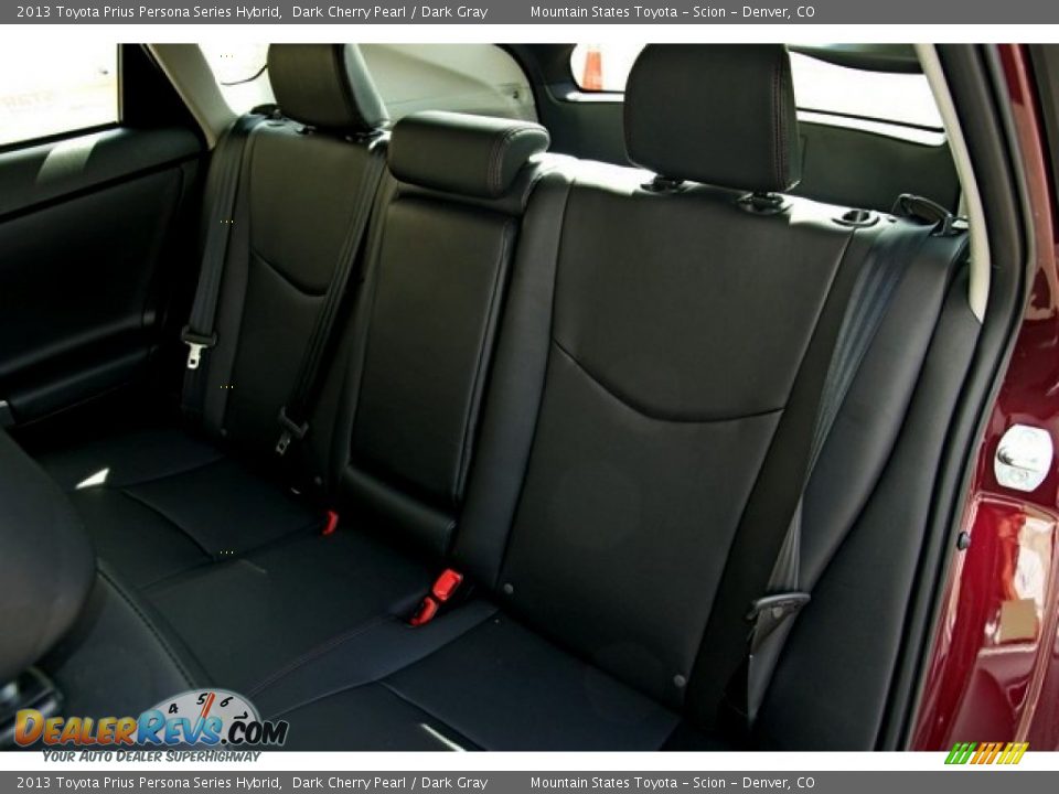 2013 Toyota Prius Persona Series Hybrid Dark Cherry Pearl / Dark Gray Photo #7
