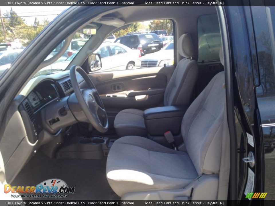 2003 Toyota Tacoma V6 PreRunner Double Cab Black Sand Pearl / Charcoal Photo #27