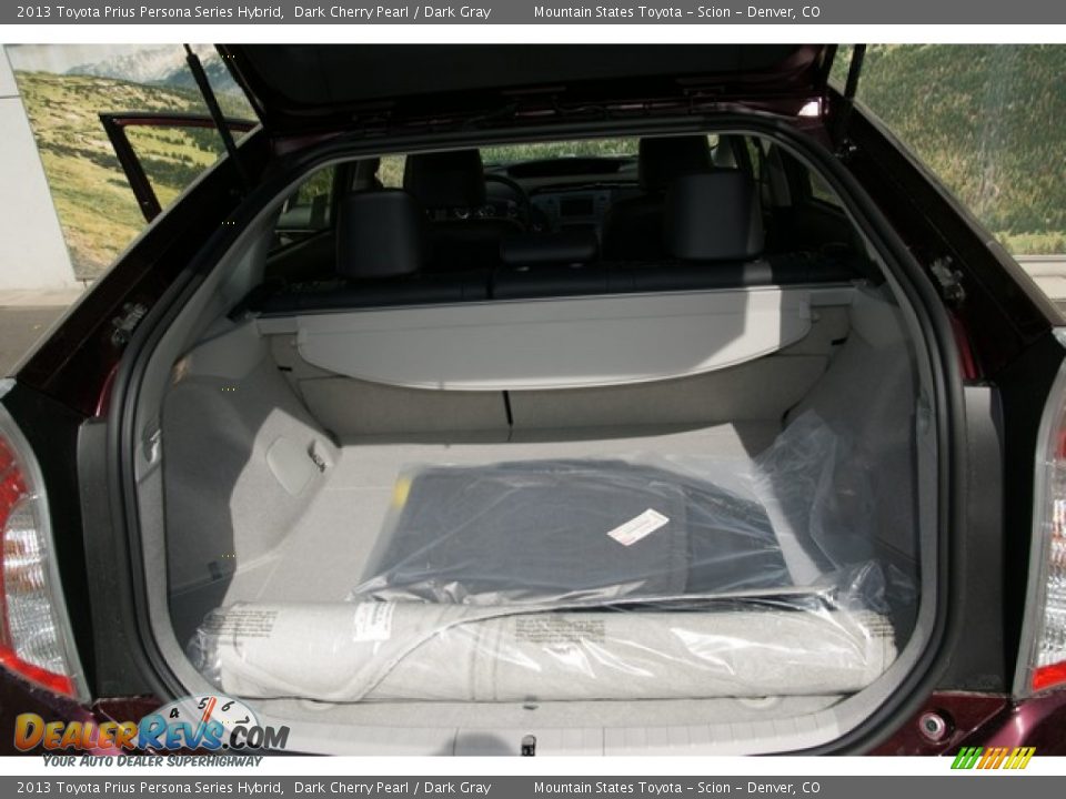 2013 Toyota Prius Persona Series Hybrid Dark Cherry Pearl / Dark Gray Photo #8