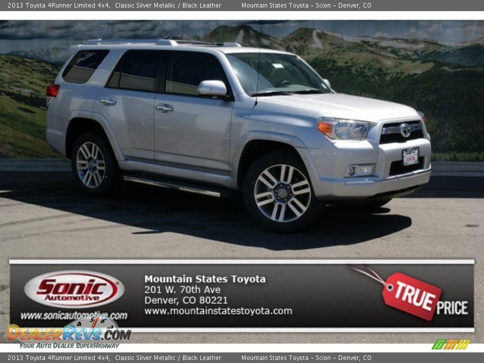 2013 Toyota 4Runner Limited 4x4 Classic Silver Metallic / Black Leather Photo #1