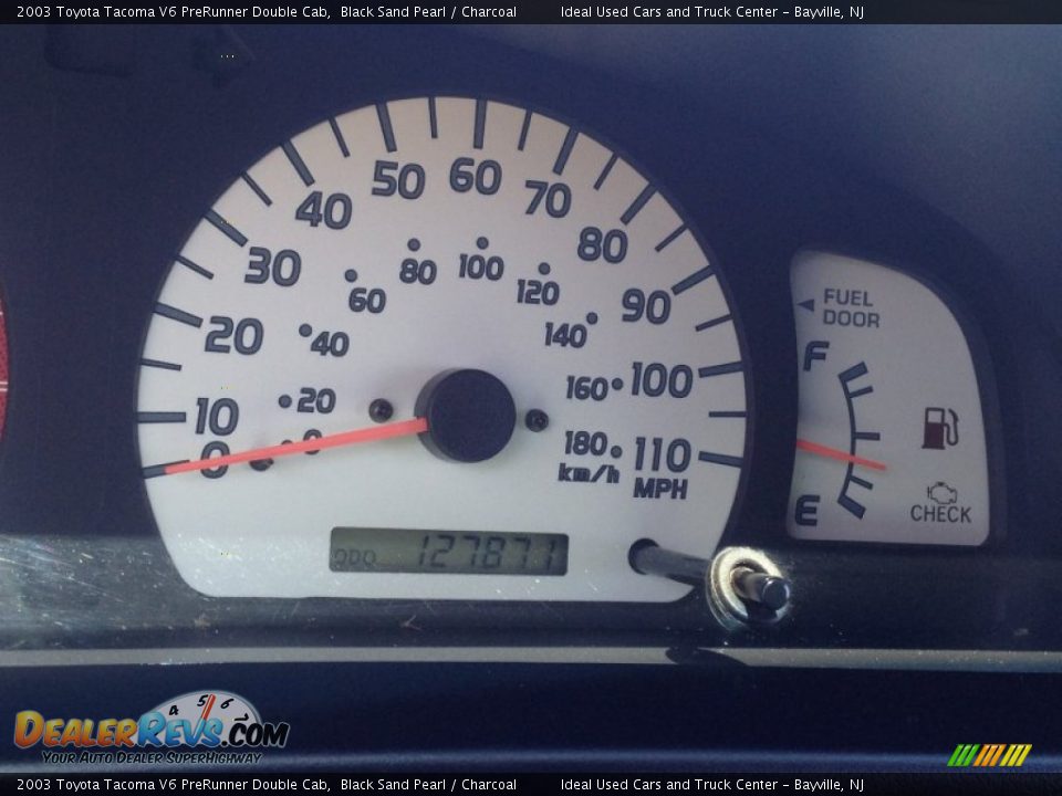 2003 Toyota Tacoma V6 PreRunner Double Cab Black Sand Pearl / Charcoal Photo #32