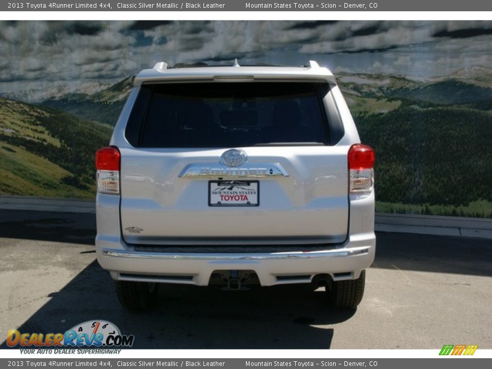2013 Toyota 4Runner Limited 4x4 Classic Silver Metallic / Black Leather Photo #4
