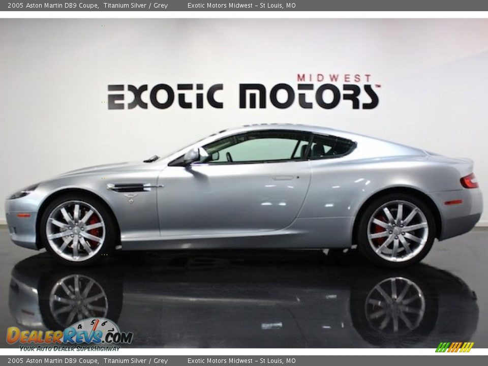 2005 Aston Martin DB9 Coupe Titanium Silver / Grey Photo #1
