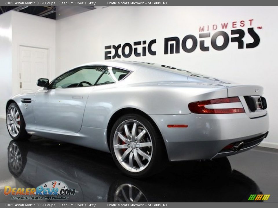2005 Aston Martin DB9 Coupe Titanium Silver / Grey Photo #5