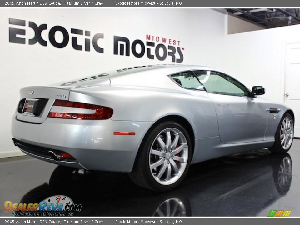 2005 Aston Martin DB9 Coupe Titanium Silver / Grey Photo #6