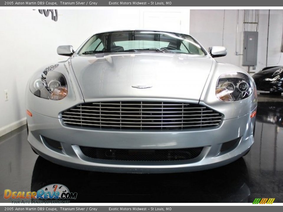 2005 Aston Martin DB9 Coupe Titanium Silver / Grey Photo #12