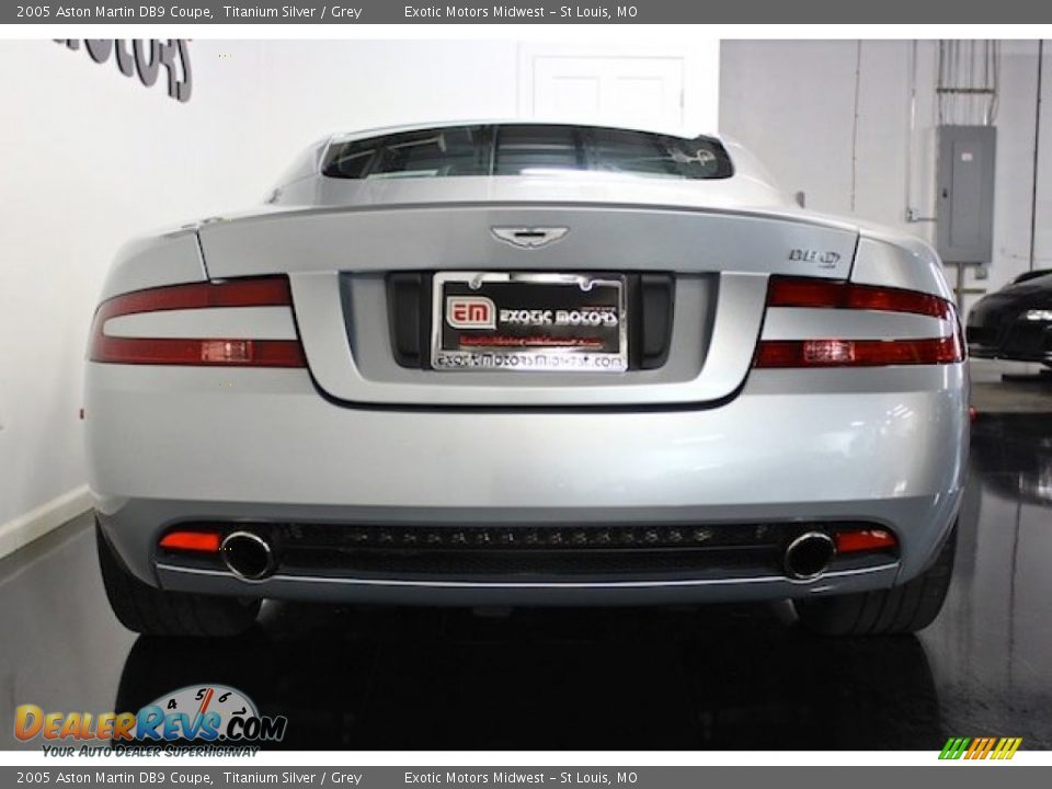 2005 Aston Martin DB9 Coupe Titanium Silver / Grey Photo #13