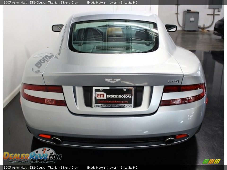 2005 Aston Martin DB9 Coupe Titanium Silver / Grey Photo #15