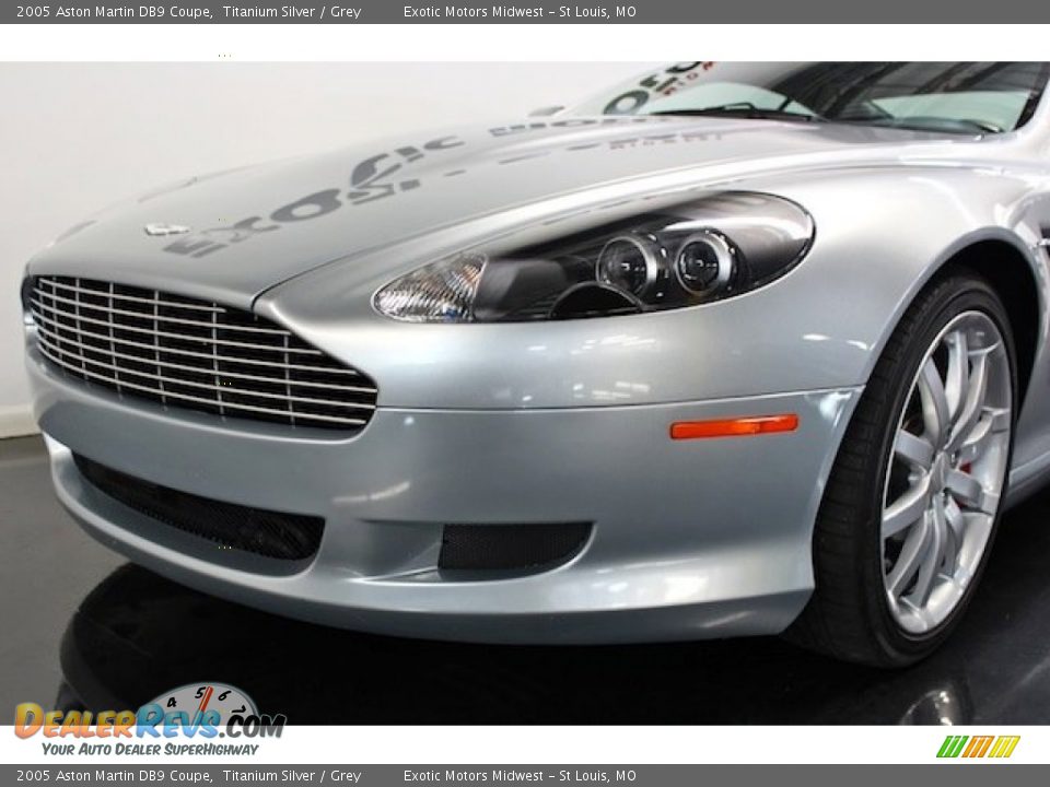 2005 Aston Martin DB9 Coupe Titanium Silver / Grey Photo #16