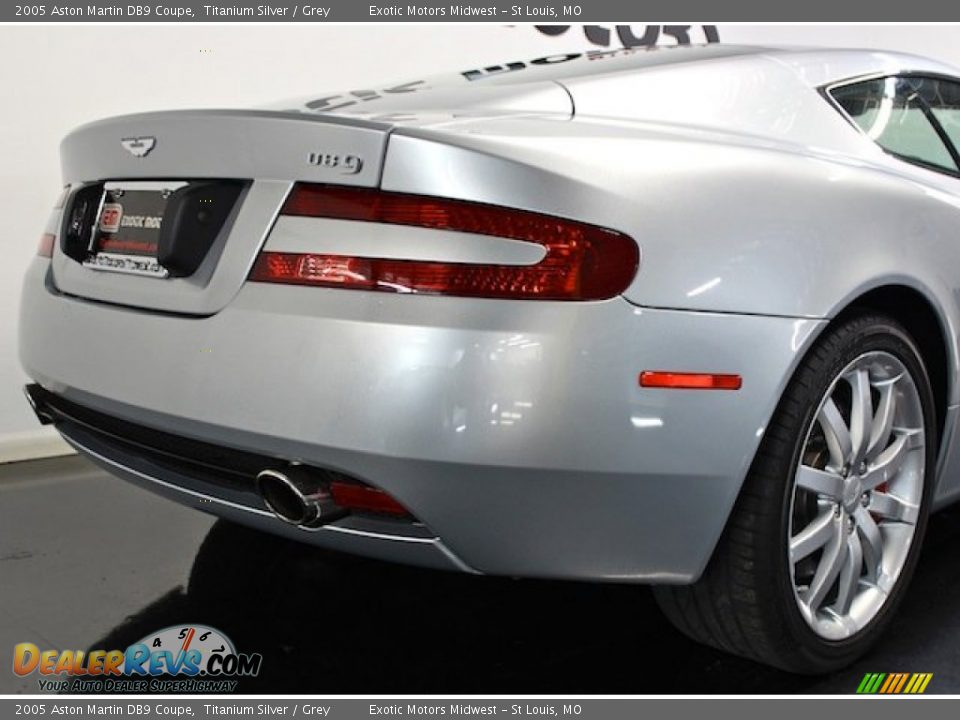 2005 Aston Martin DB9 Coupe Titanium Silver / Grey Photo #17