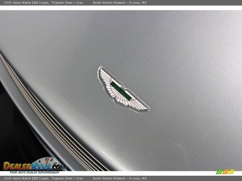 2005 Aston Martin DB9 Coupe Titanium Silver / Grey Photo #18