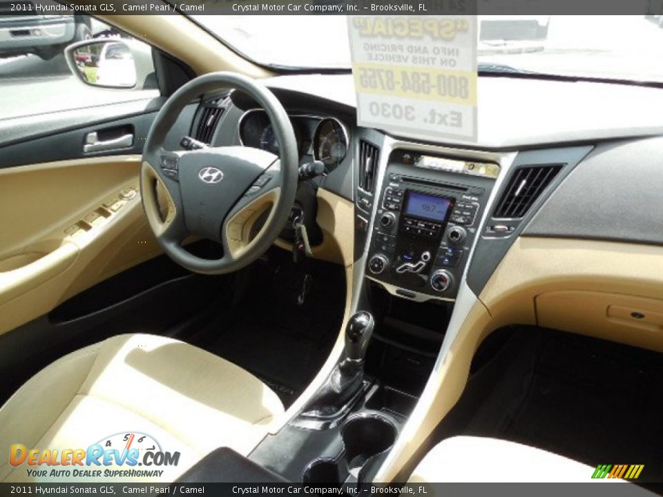2011 Hyundai Sonata GLS Camel Pearl / Camel Photo #11