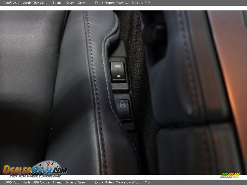 2005 Aston Martin DB9 Coupe Titanium Silver / Grey Photo #36