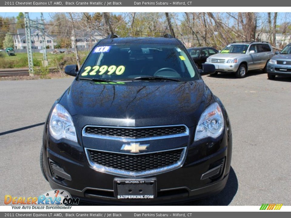 2011 Chevrolet Equinox LT AWD Black Granite Metallic / Jet Black Photo #2