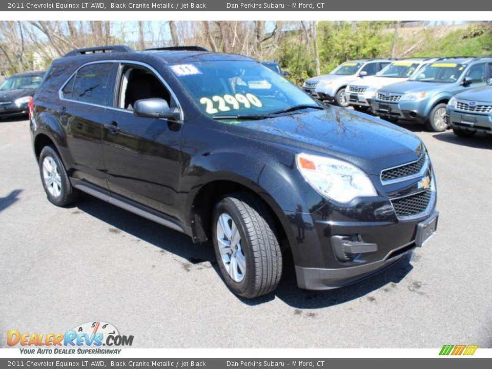 2011 Chevrolet Equinox LT AWD Black Granite Metallic / Jet Black Photo #3